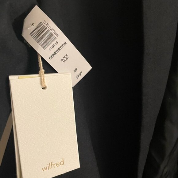 NWT Aritzia Wilfred Generation Blazer in Black City Cashmere Size Small - Picture 15 of 15